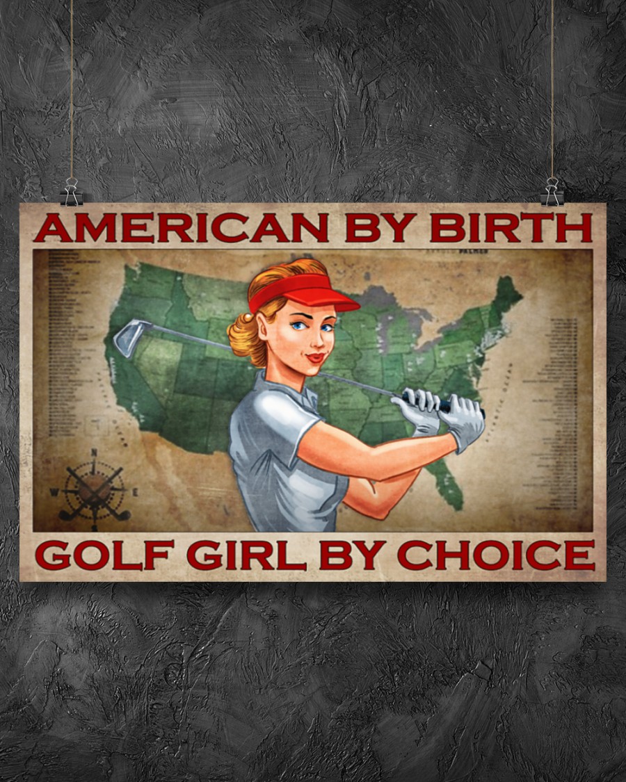 American by birth golf girl by choice poster2