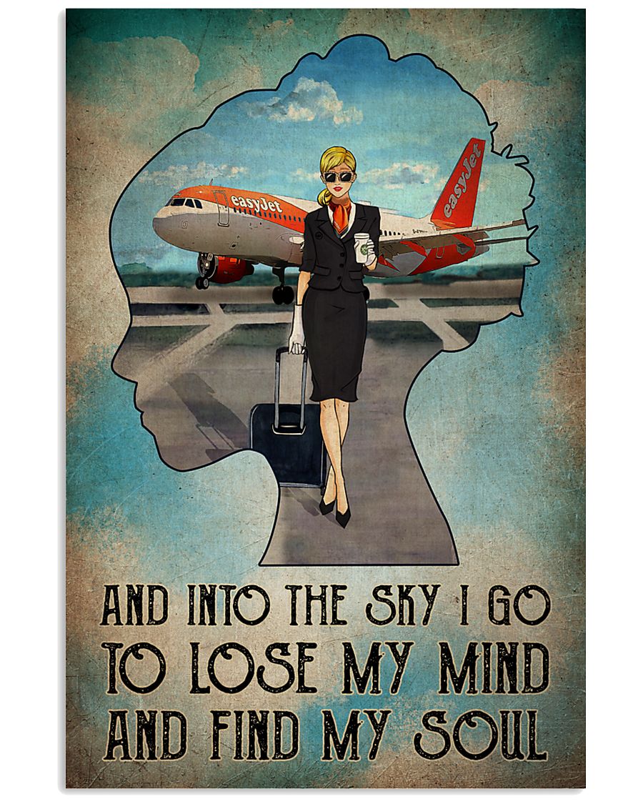 And into the sky I go to lose my mind and find my soul poster
