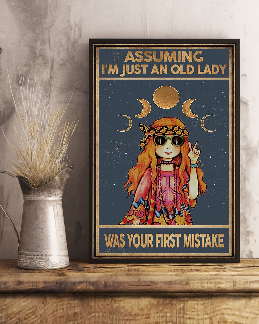 Assuming Im Just An Old Lady Poster