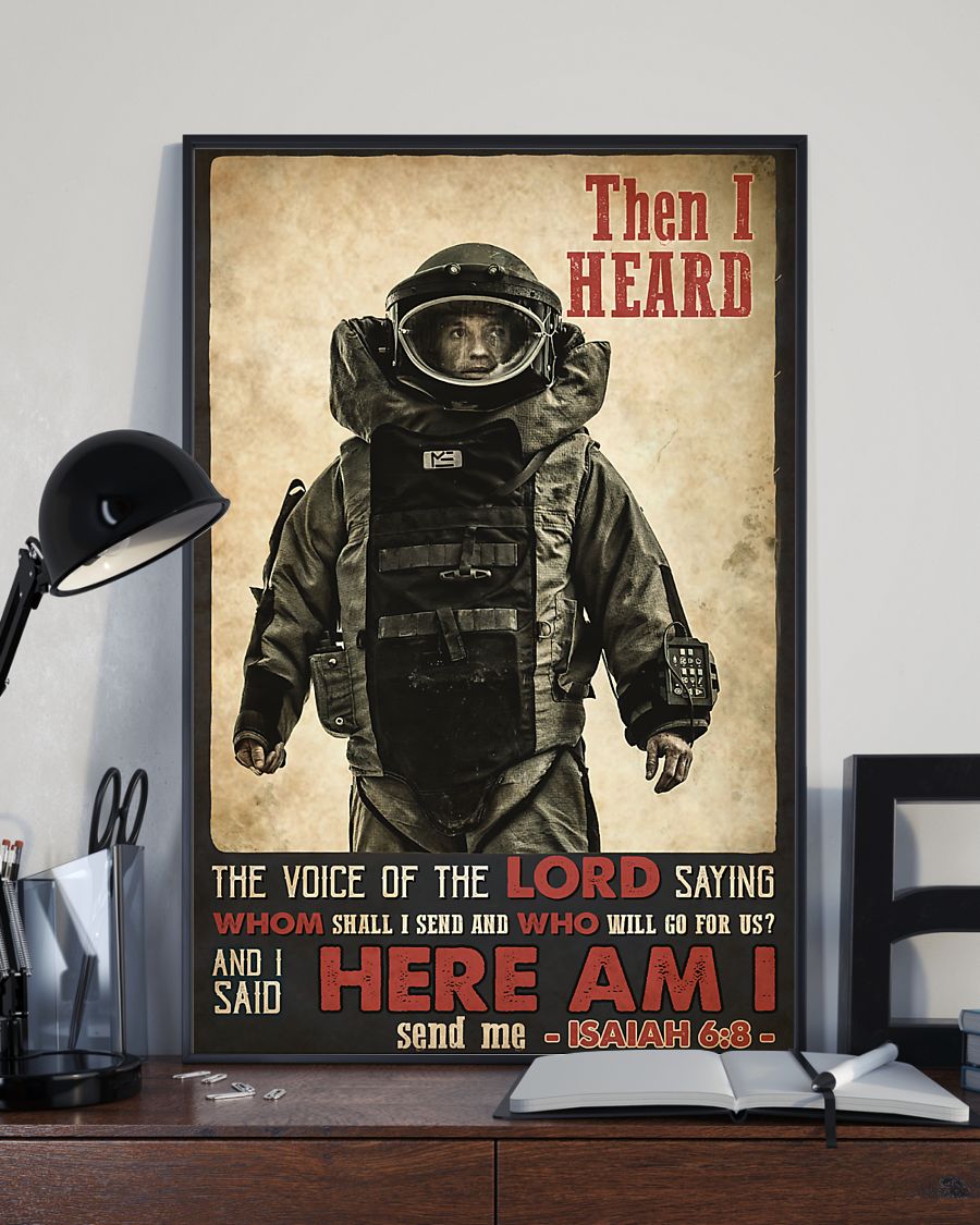 B-Technician Then I Heard The Voice Of The Lord Saying Whom Shall I Send And Who Will Go For Us Poster