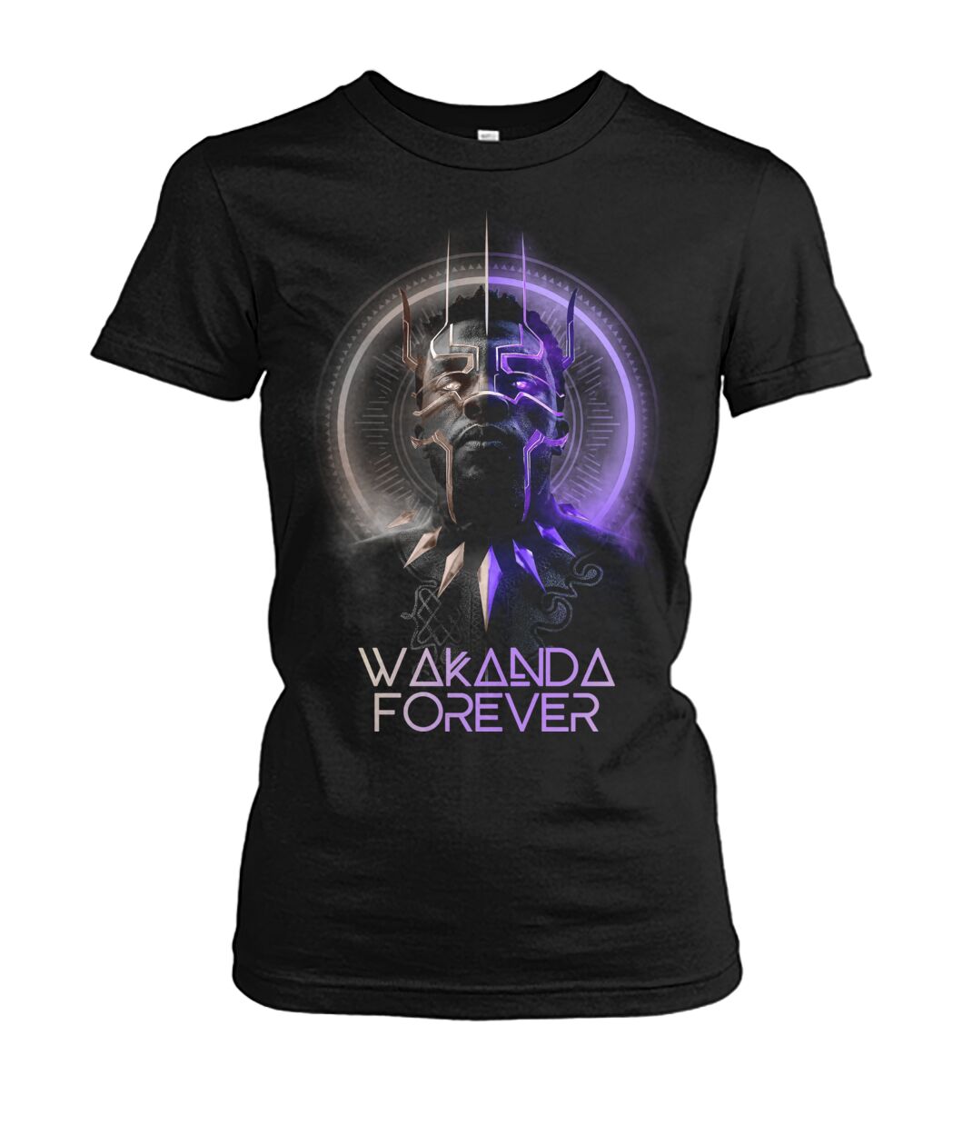 Black Panther Chadwick Boseman Wakanda Forever Women T-shirt