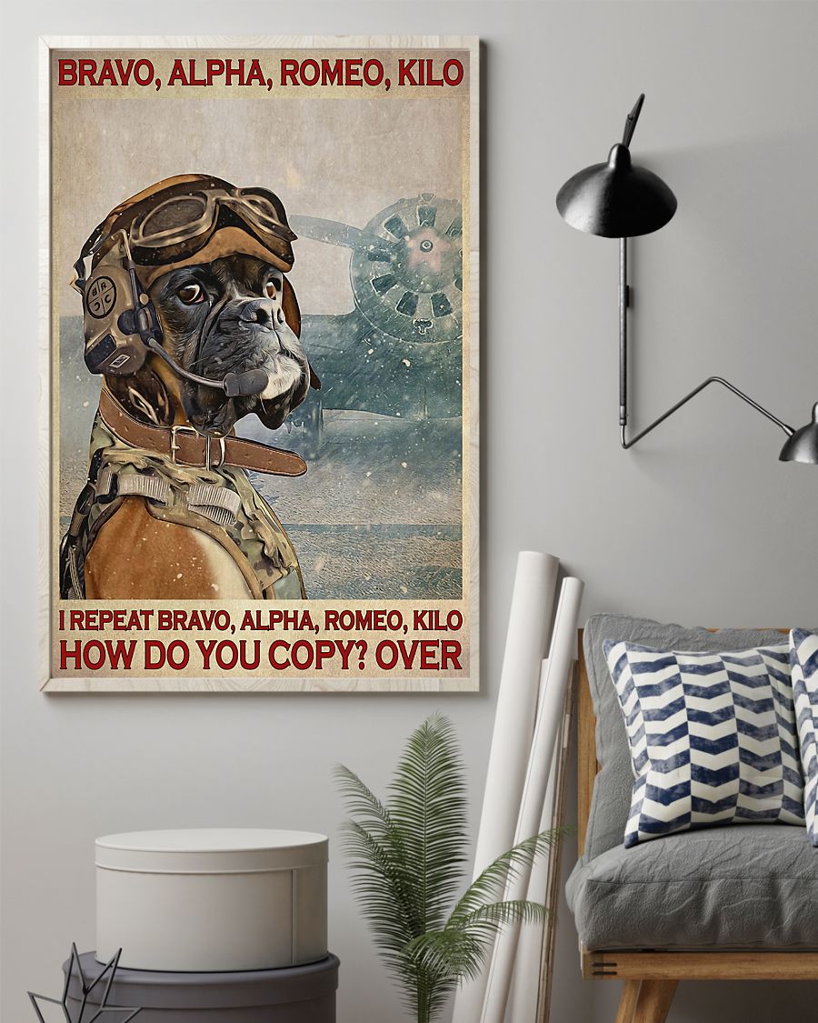 Bravo alpha romeo kilo I repeat bravo alpha romeo kilo How do you copy over Dog Pilot poster