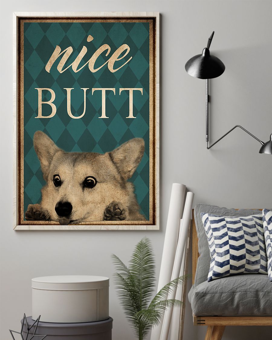 Dog Corgi Nice Butt Poster