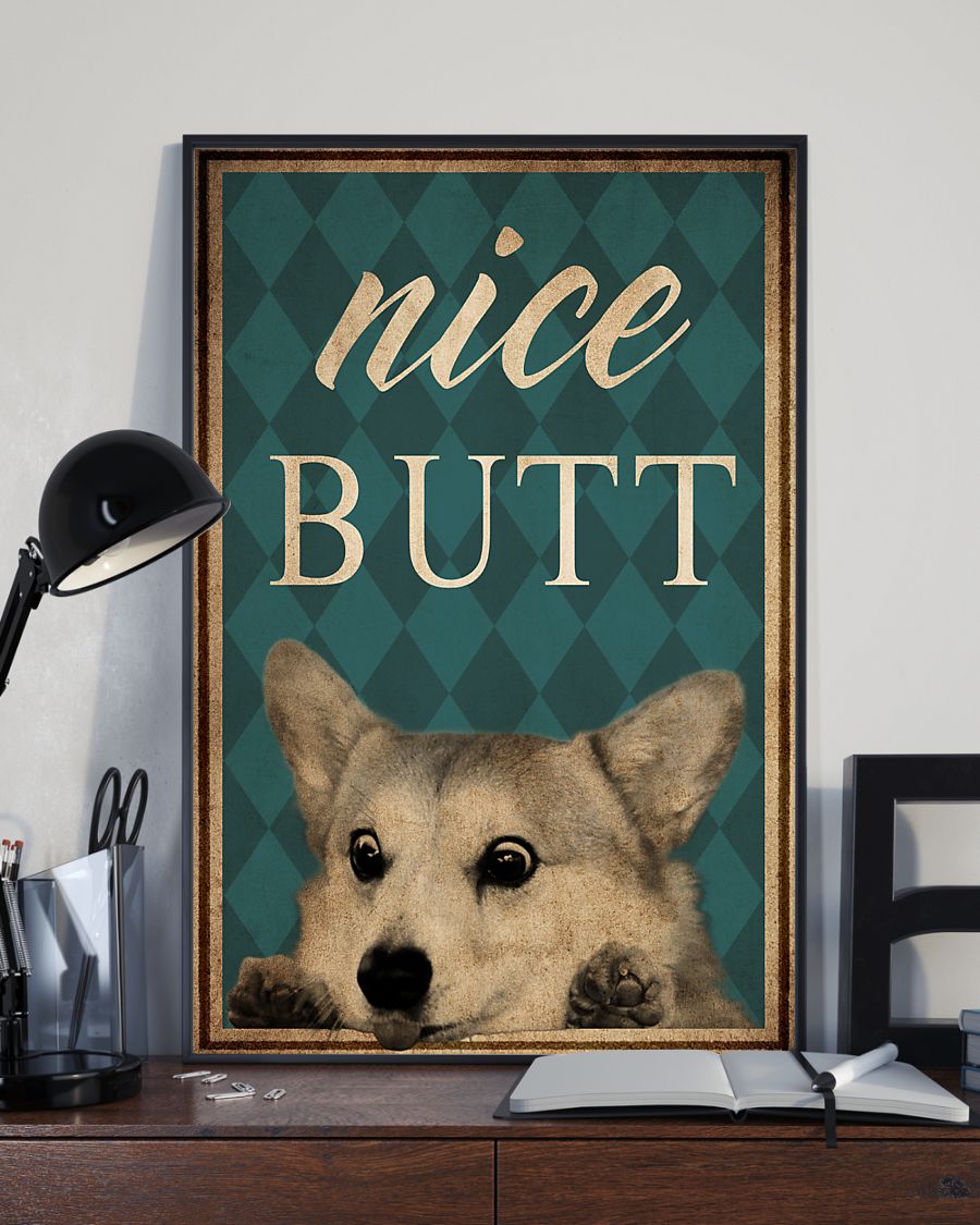 Dog Corgi Nice Butt Poster