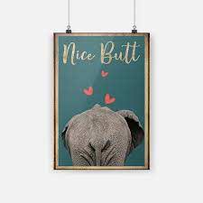 Elephant Nice butt Poster