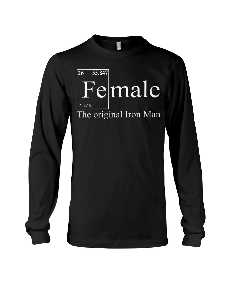 Female Chemistry The Original Iron Man Women Long Sleeve
