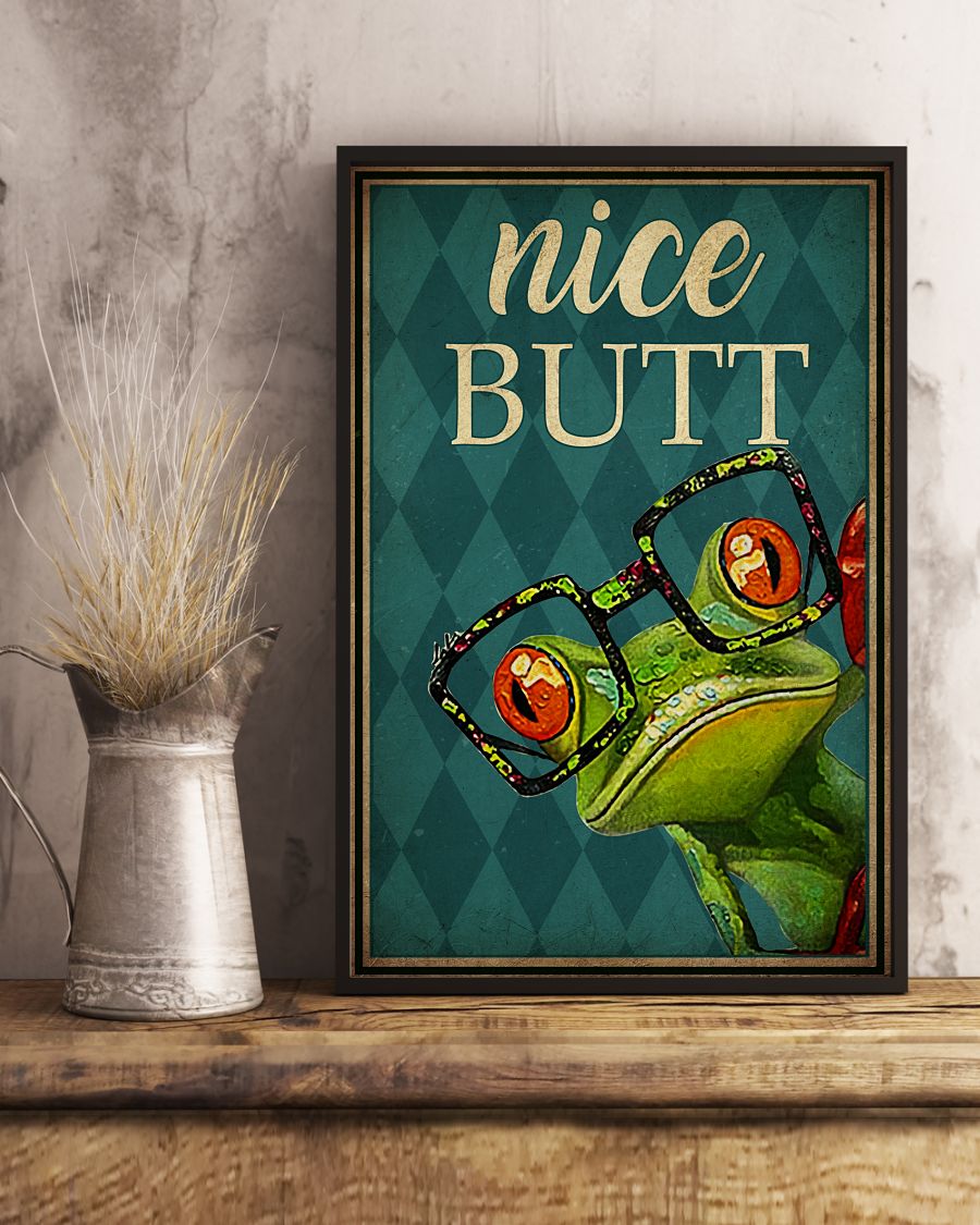 Frog Nice Butt Posterc