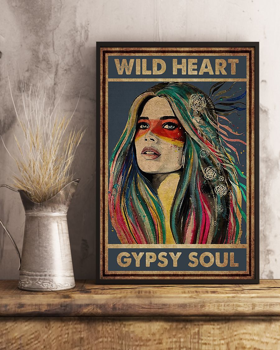 Girl Wild Heart Gypsy Soul Poster