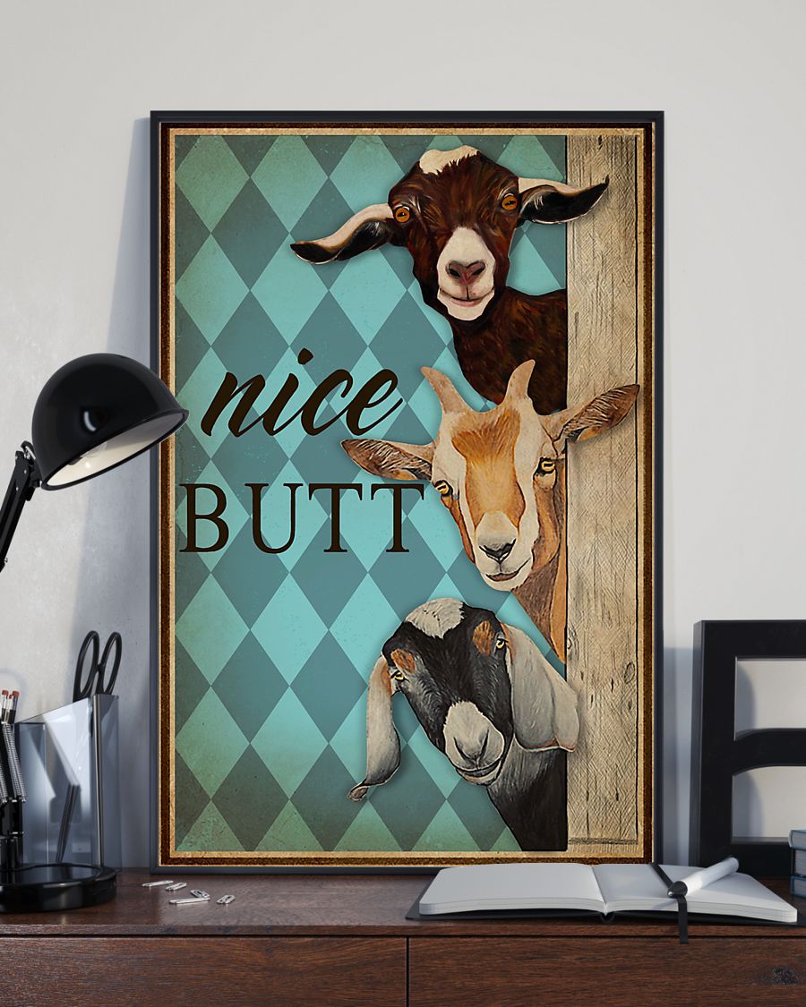 Goat Mint Nice Butt Poster