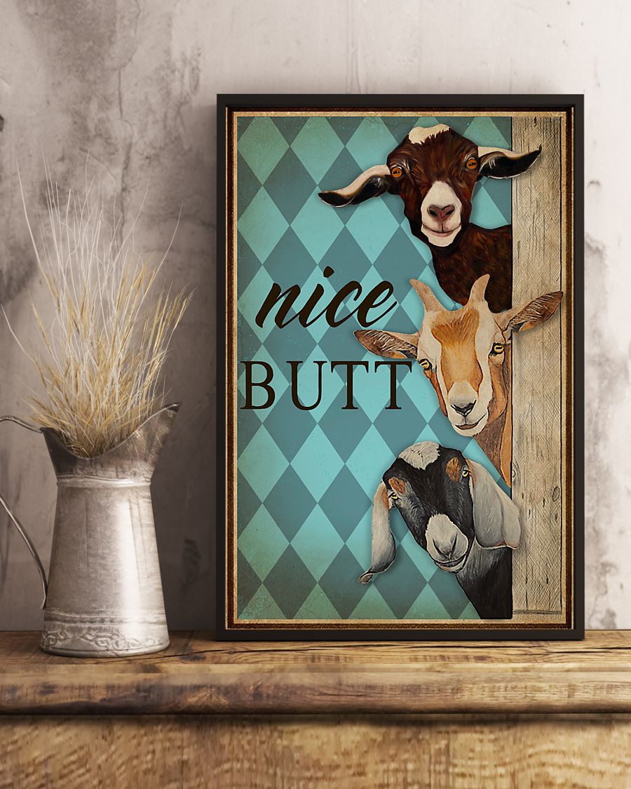 Goat Mint Nice Butt Poster