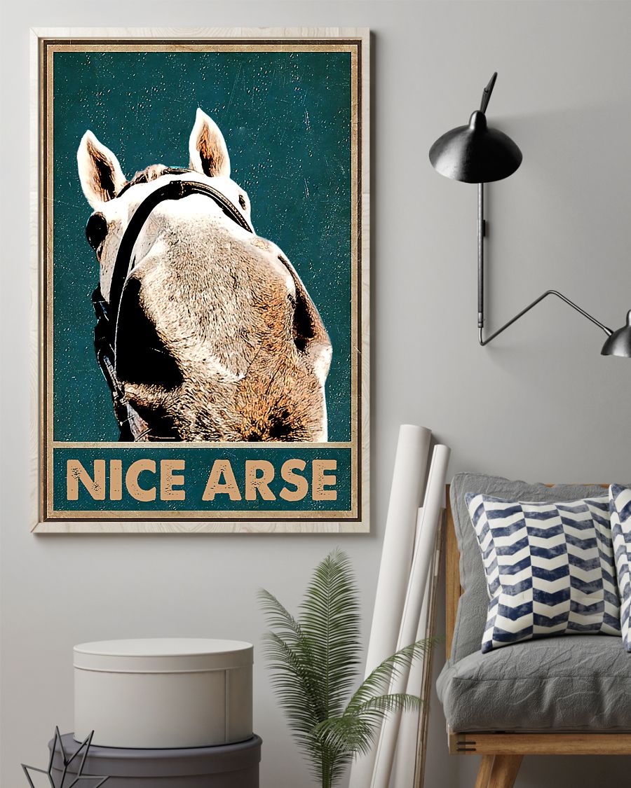 Horse Nice Arse Poster