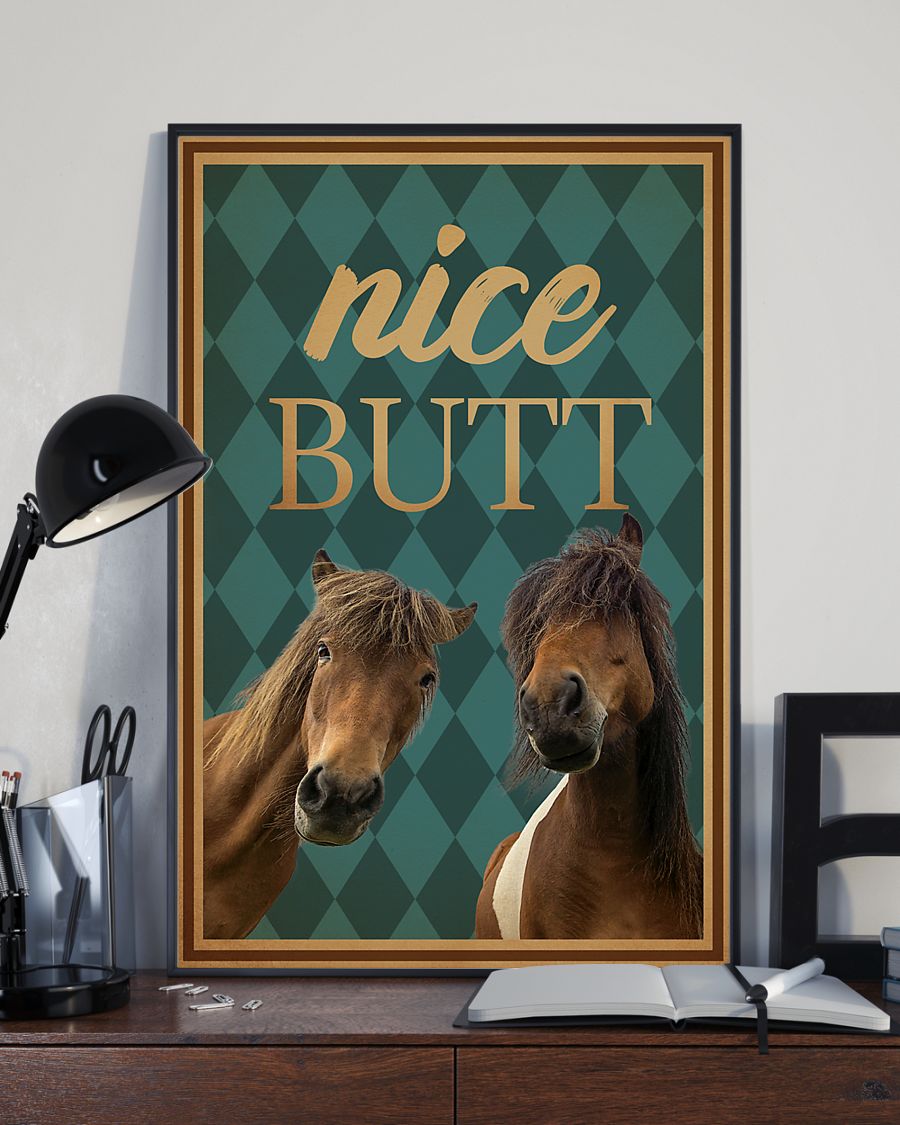 Hourse Nice Butt Poster