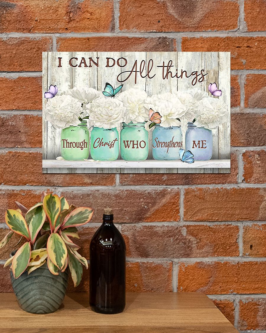 I can do all things through Christ who strengthens me poster 4