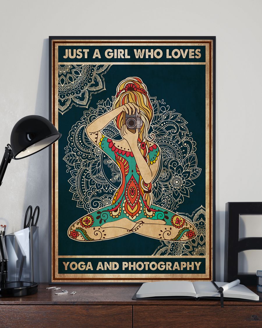 Just a girl who loves yoga and photography posterz