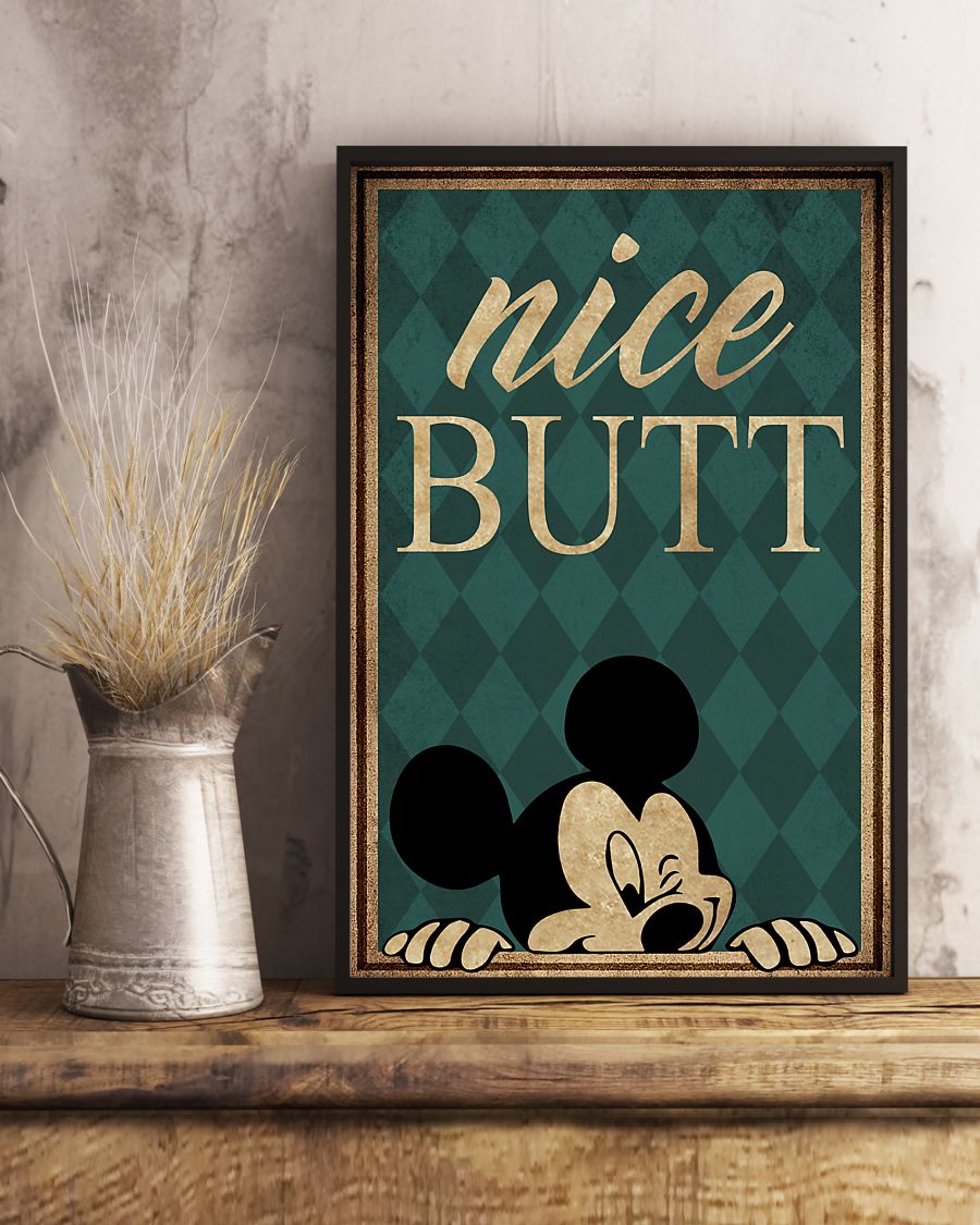 Mickey Mouse Nice butt Poster
