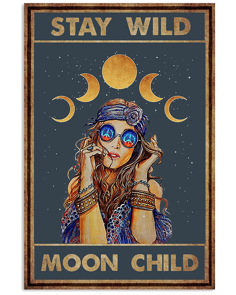 Modern Girl Stay Will Moon Child Poster