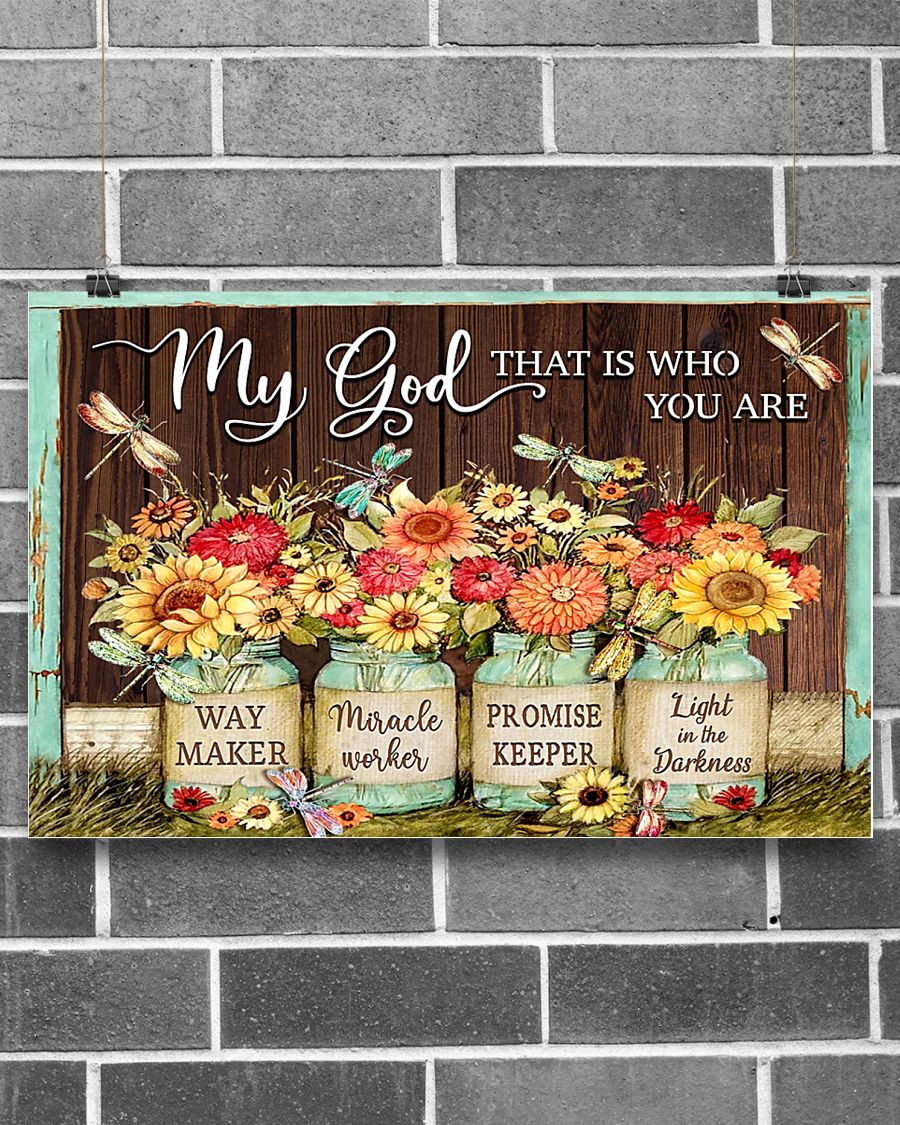 My god that is who you are poster3