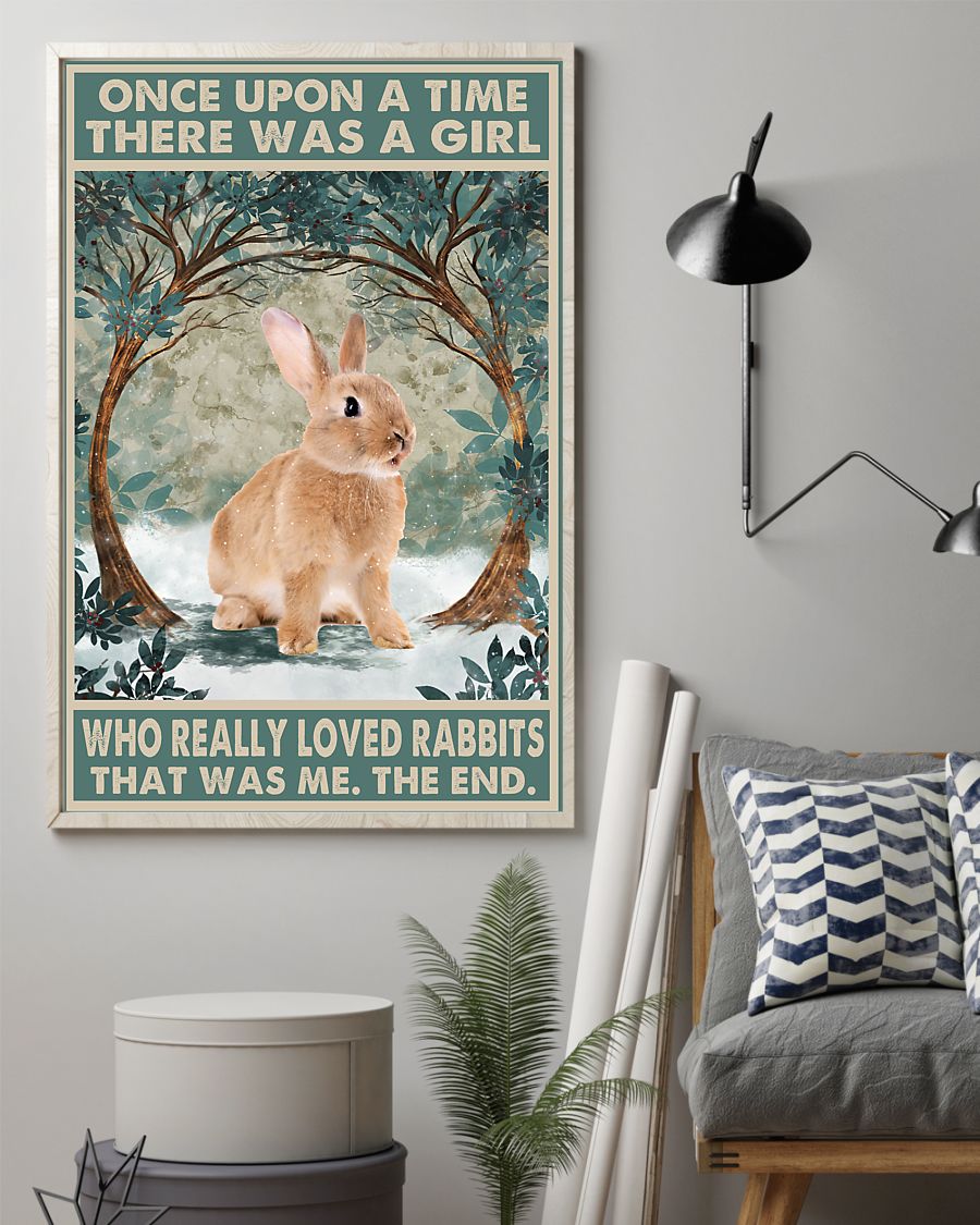 Once upon a time there was a girl who really loved Rabbit That was me poster 2
