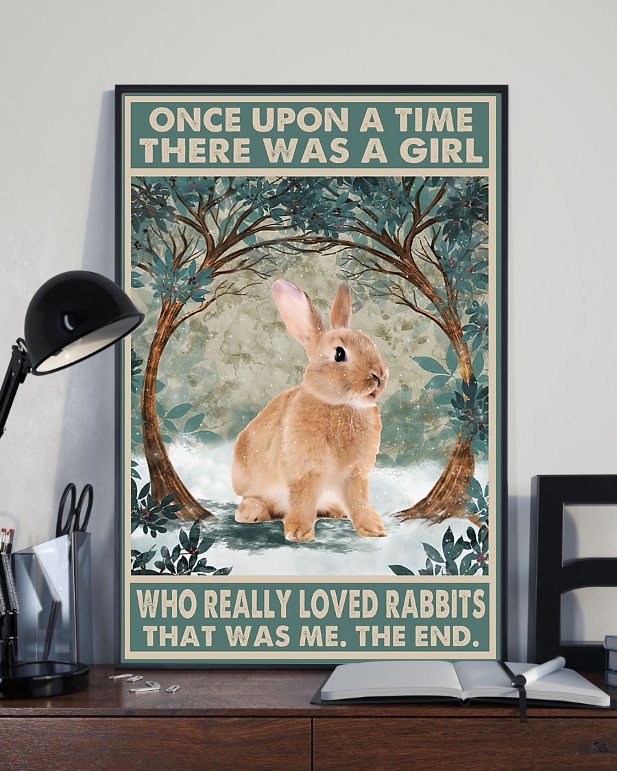 Once upon a time there was a girl who really loved Rabbit That was me poster 3