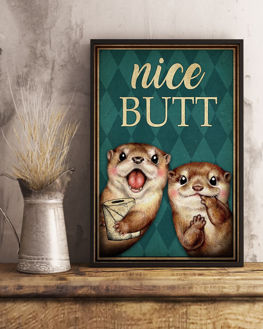 Otter Nice Butt Posterc