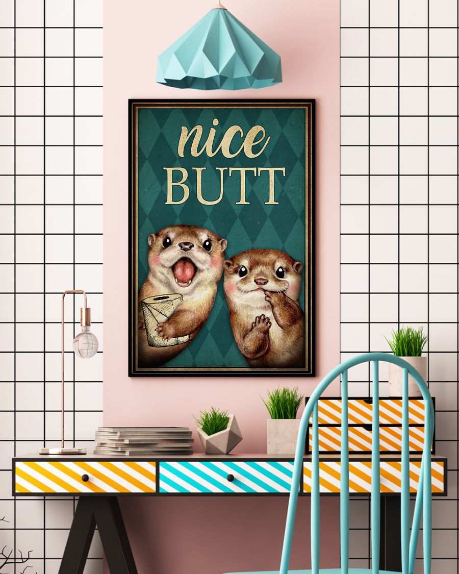 Otter Nice Butt Posterv