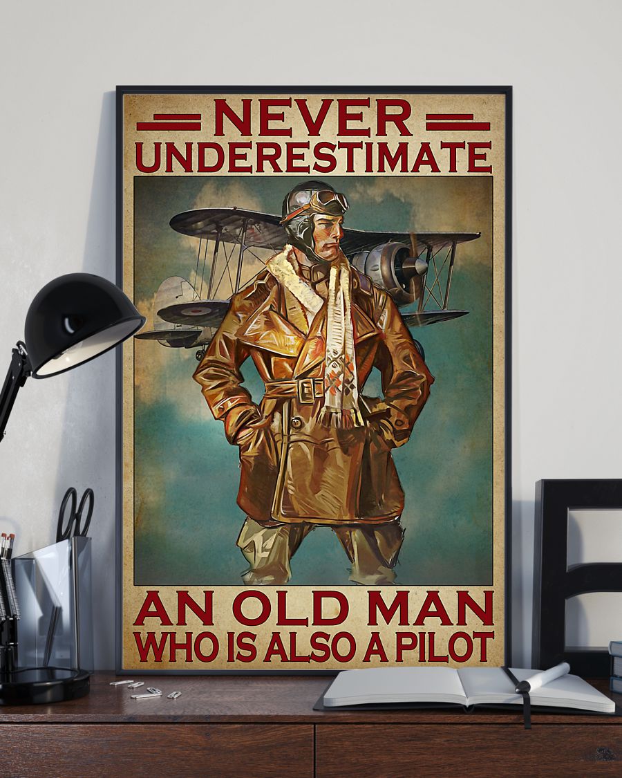 Pilot Nerver Underestimate an Old man who is also a Pilot Poster