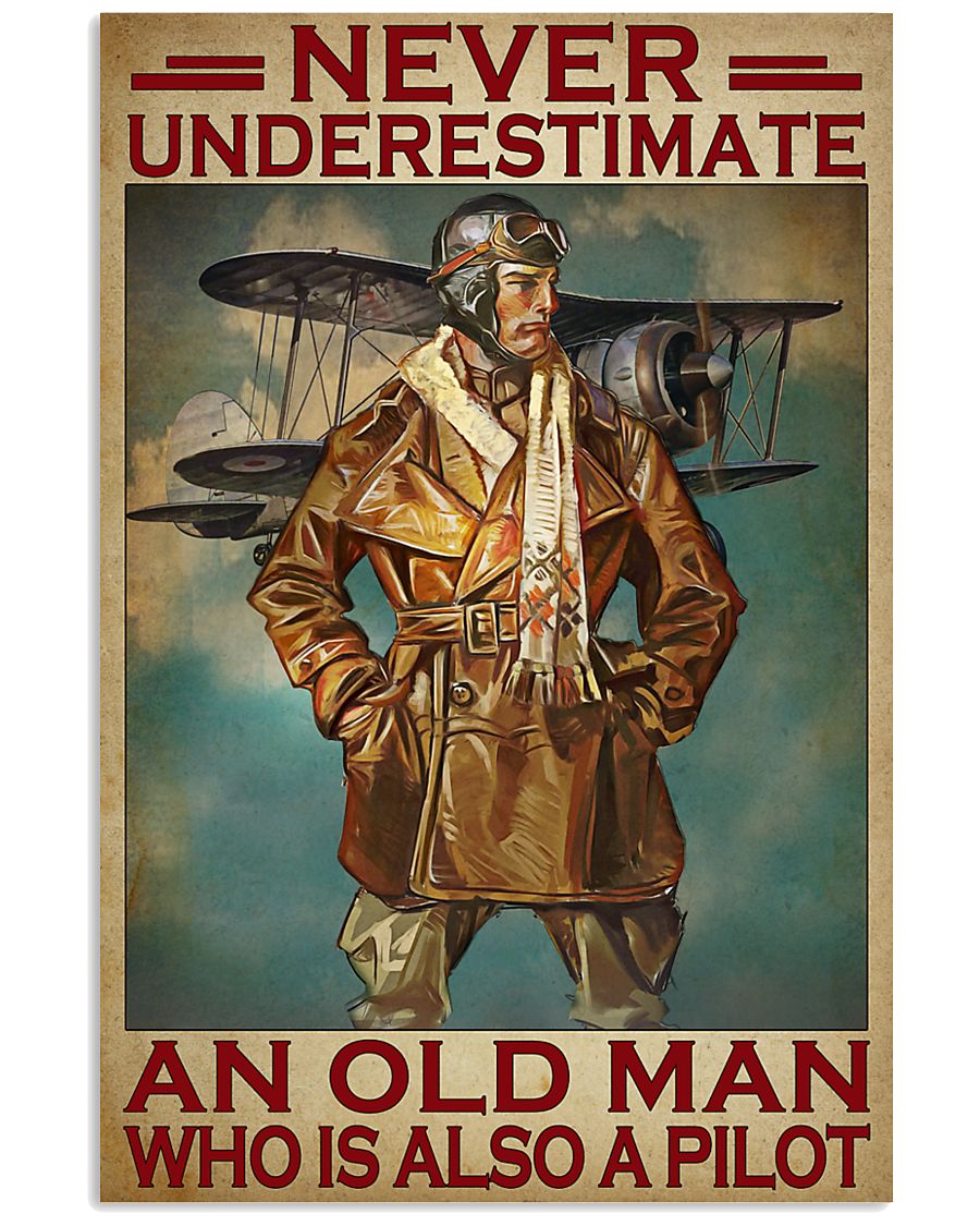 Pilot Nerver Underestimate an Old man who is also a Pilot Poster