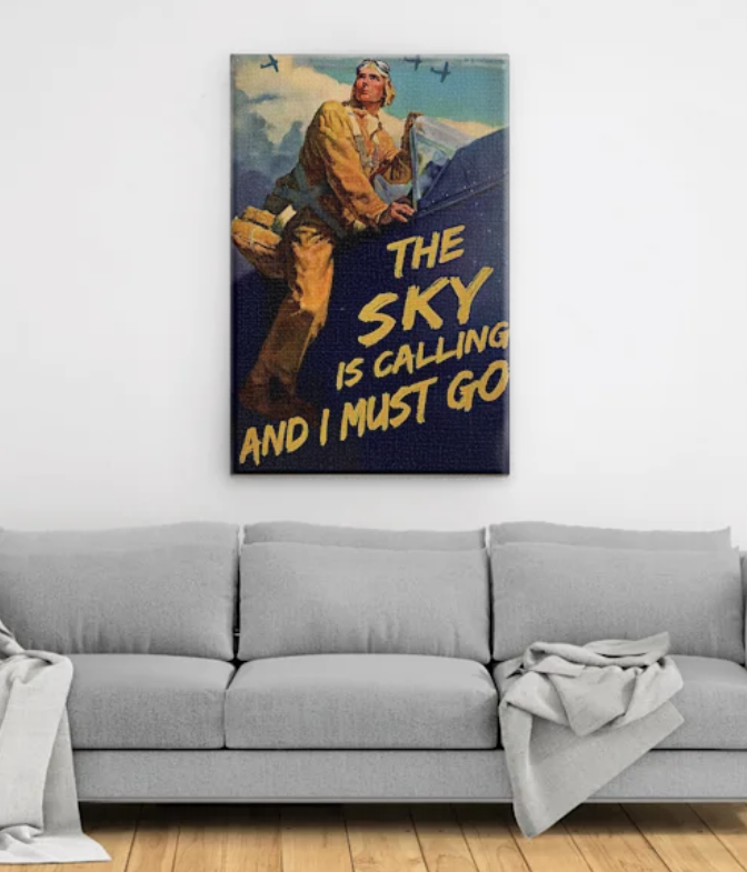 Pilot The Sky Is Calling And I Must Go poster