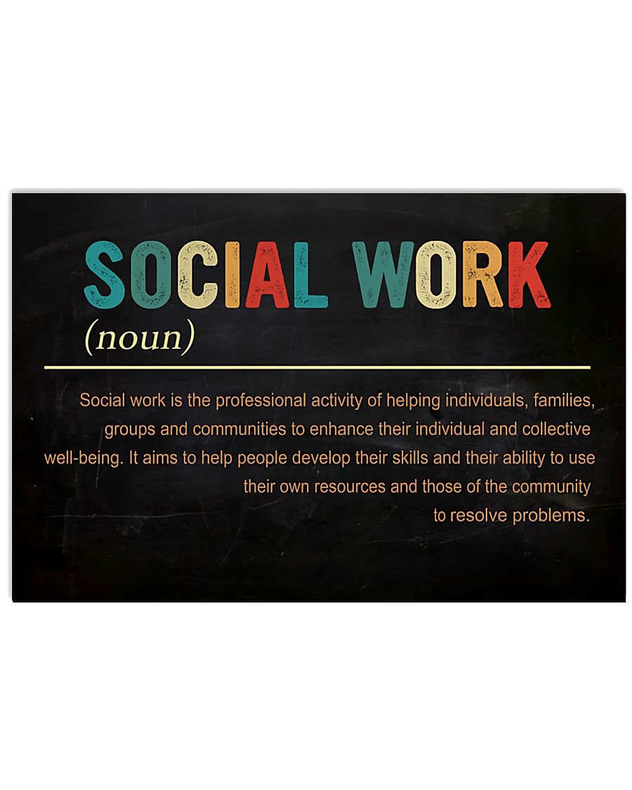 Social Worker Definition Posterz