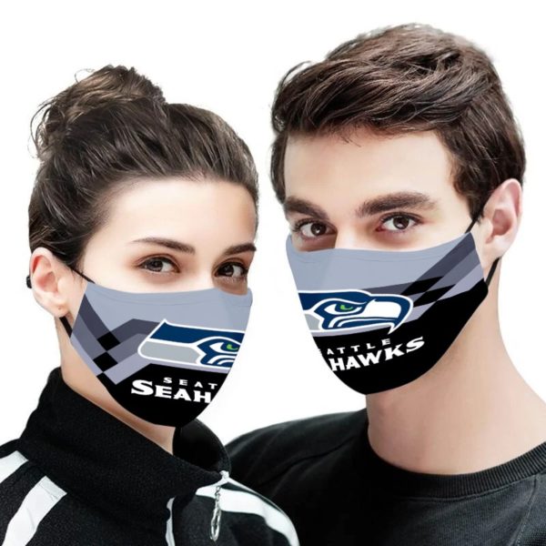 Seattle seahawks face mask
