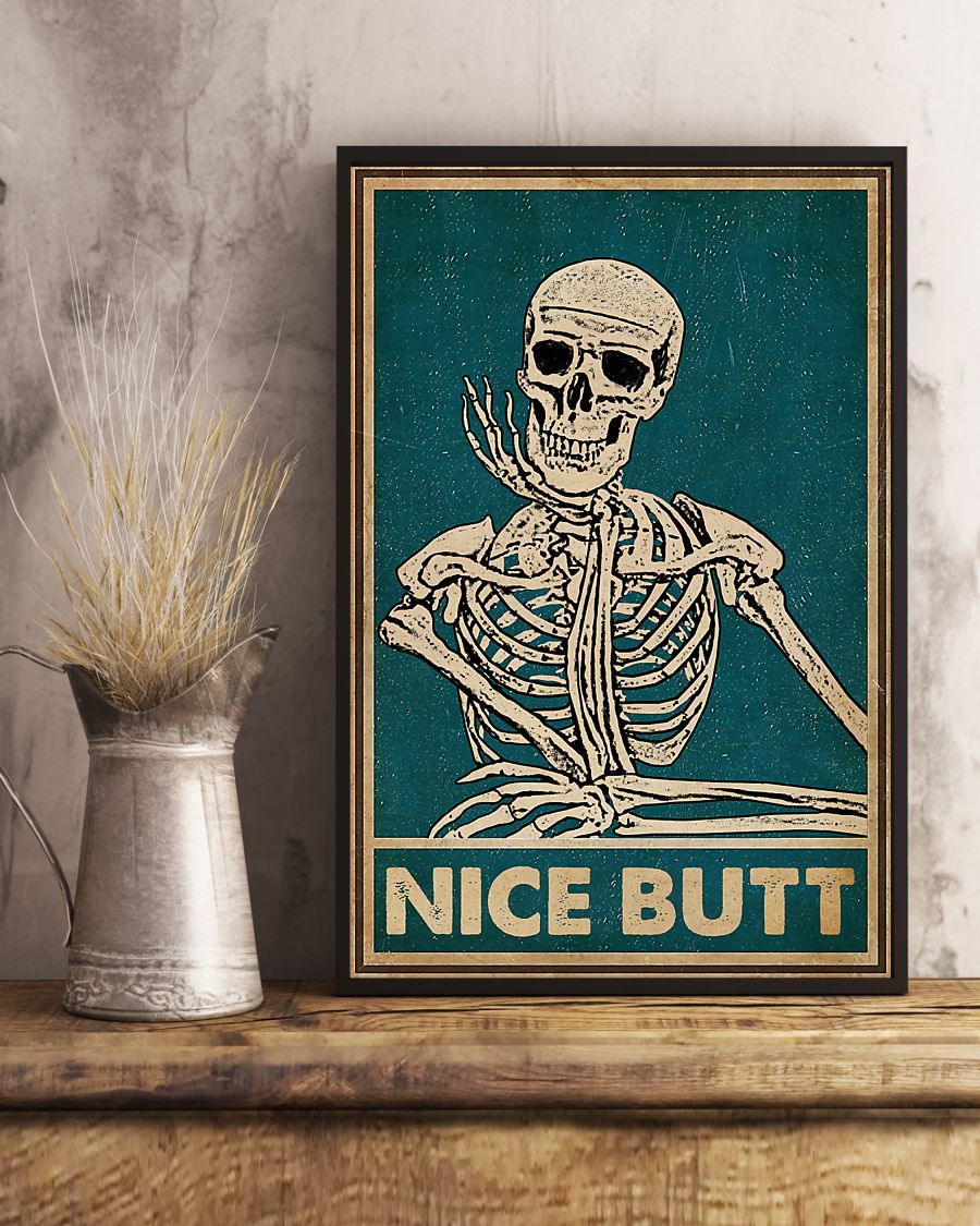 Skeleton Nice Butt poster