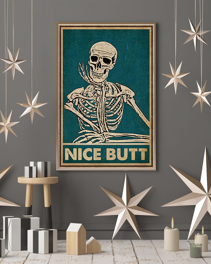 Skeleton Nice Butt poster