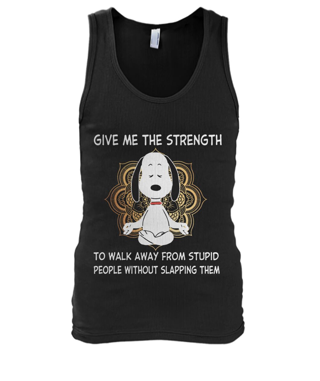Snoopy Yoga Give Me the Strength Tank Top