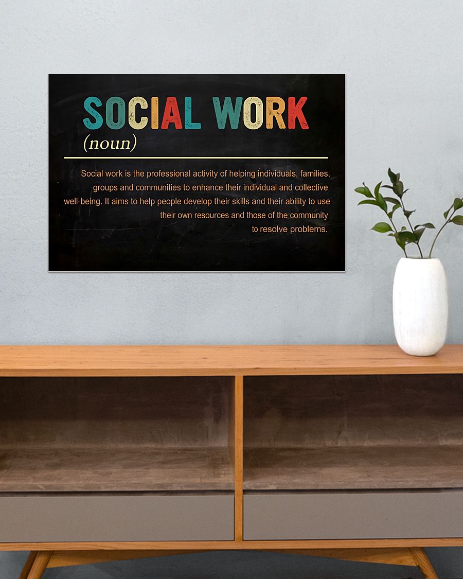 Social Worker Definition Poster3