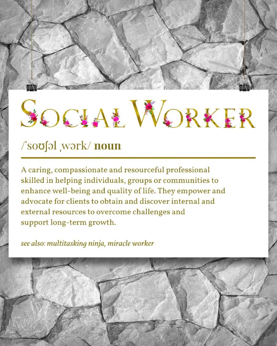 Social Worker Definition Posterc
