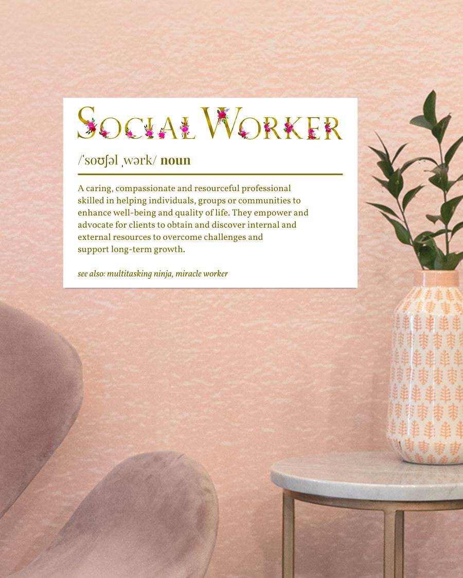 Social Worker Definition Posterx