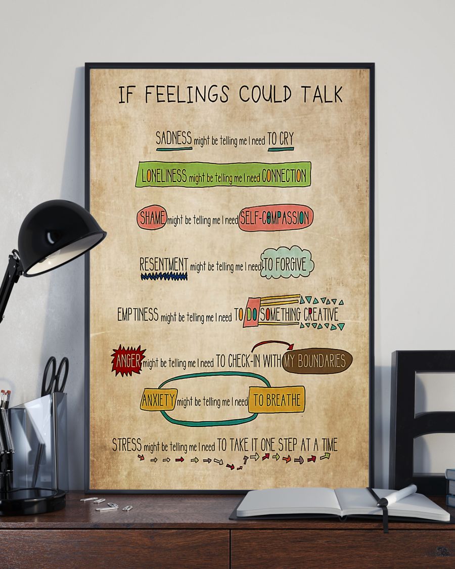 Social Worker If Feelings Could Talk Poster3