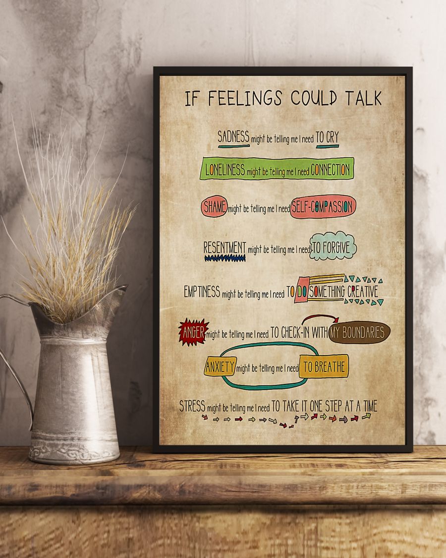 Social Worker If Feelings Could Talk Poster4
