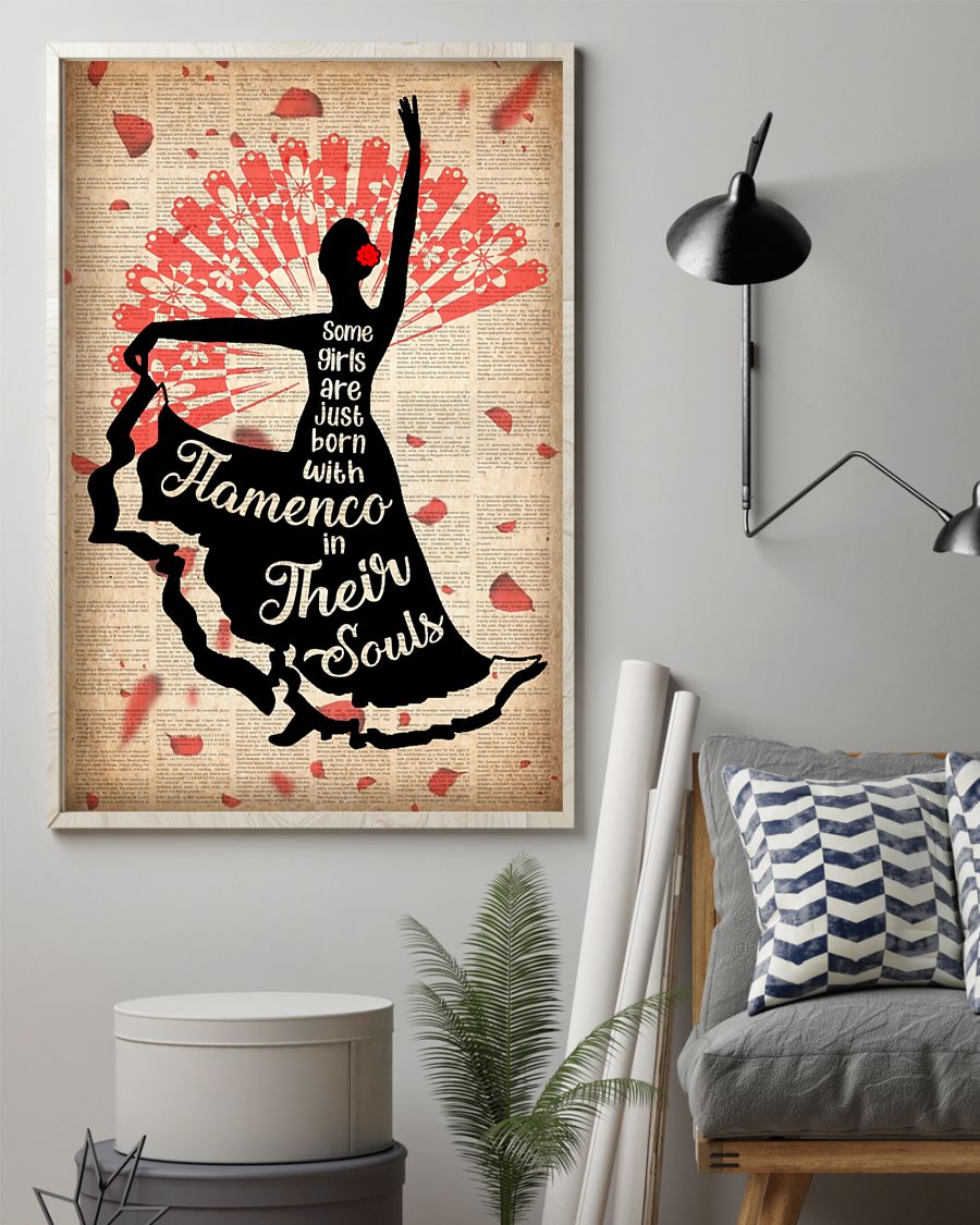 Some girls are just born with Flamenco in their souls posters