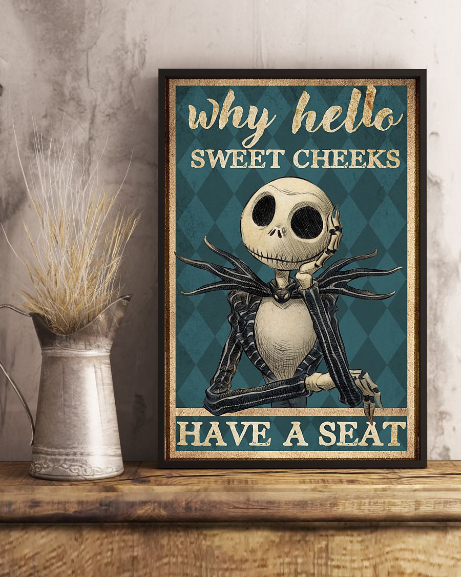 Sweet cheeks have a seat Poster