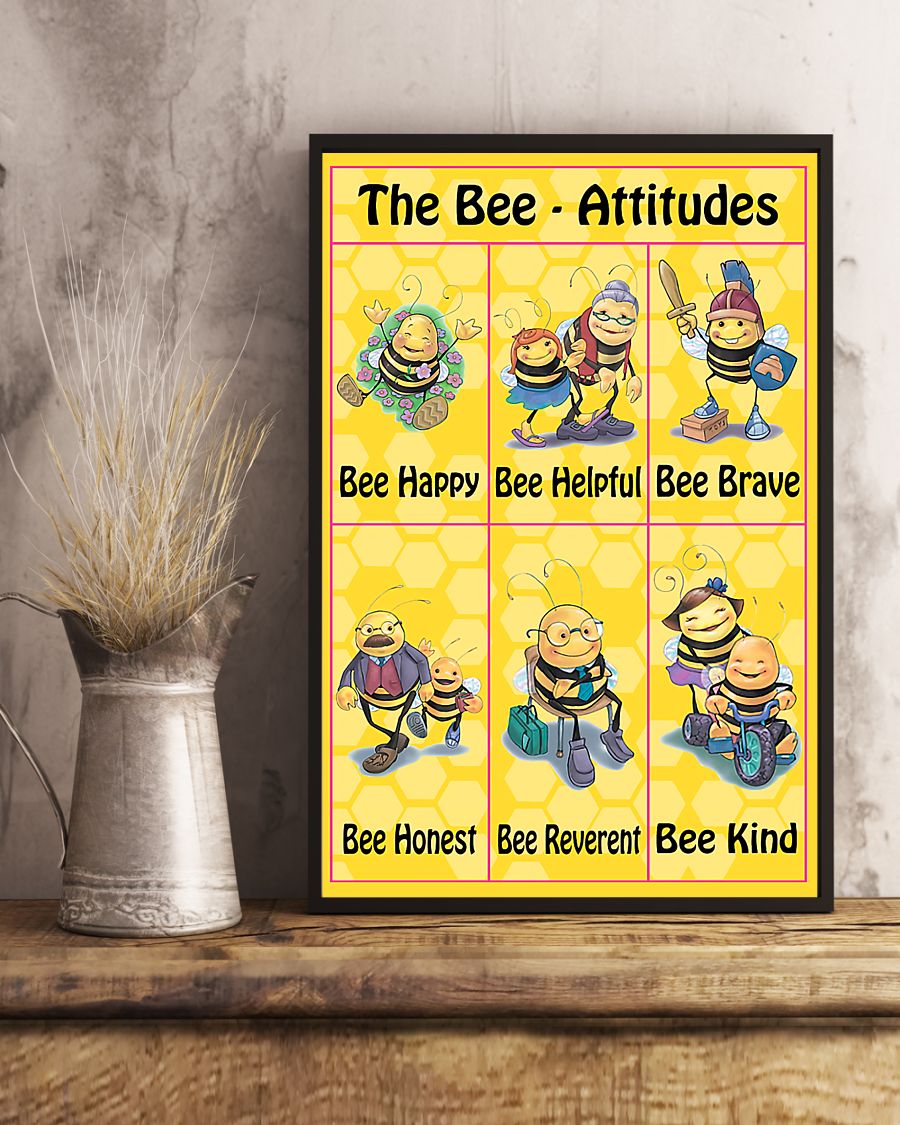 Teacher The Bee Attitudes Posterx