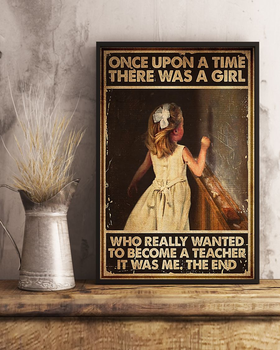 There Was A Girl Who Wanted To Become A Teacher Poster