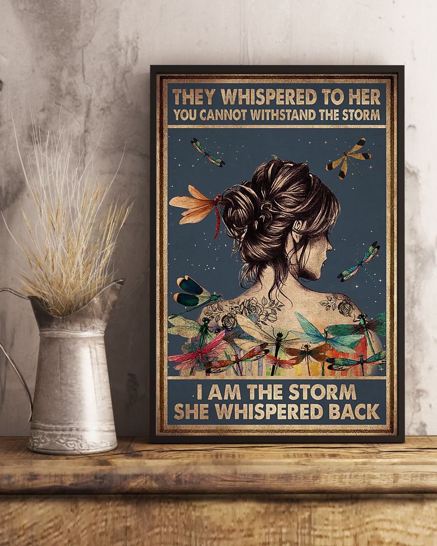 They whispered to her, i am the storm poster