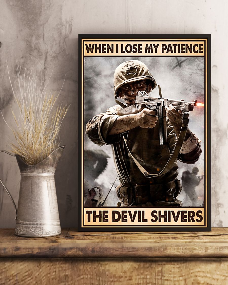Veteran When I Lose My Patience The Devil Poster3