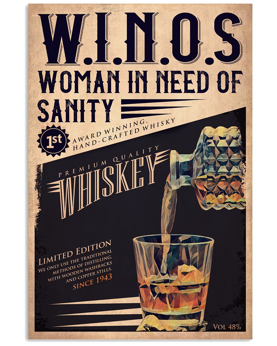 W.I.N.O.S Woman in need of sanity Poster
