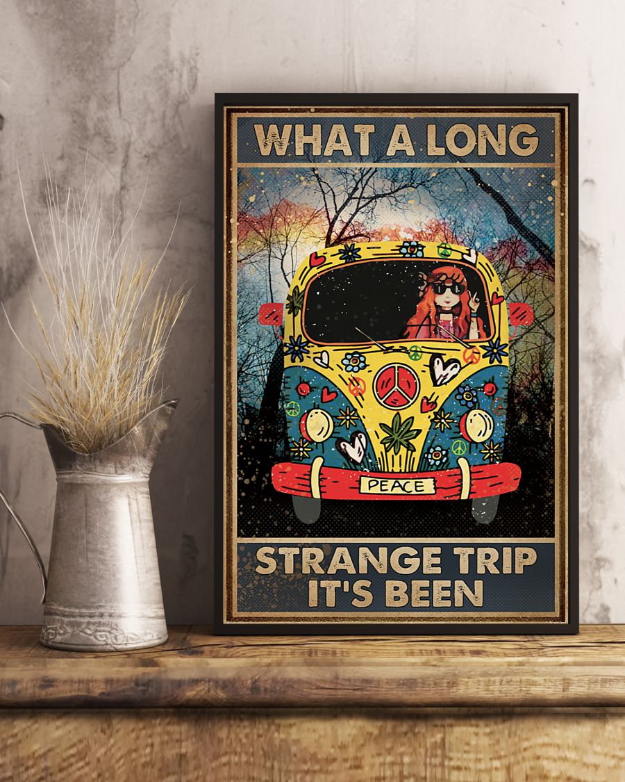 What A Long Strange Trip It's Been Hippie Poster 3