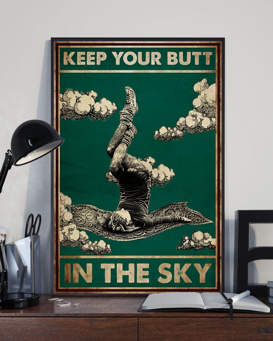 Yoga Keep Your Butt In The Sky Posterx