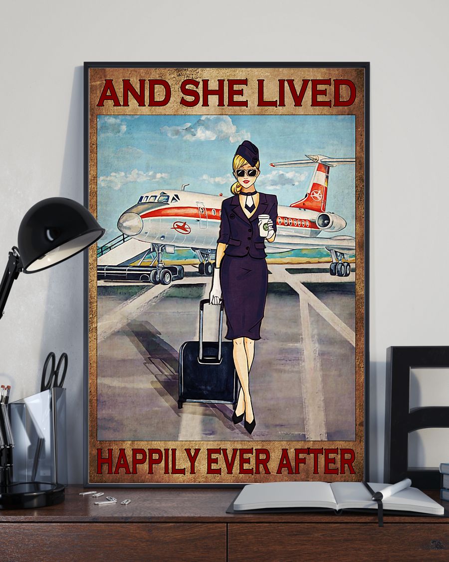 flight attendant she lived and happily ever after poster 2