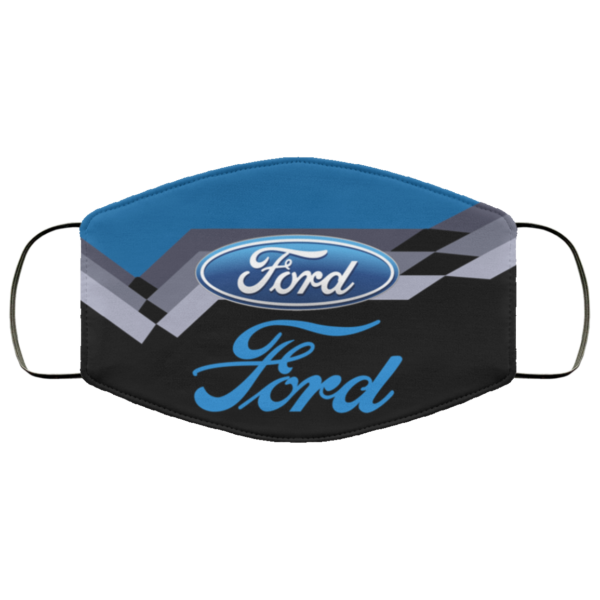 Ford brand logo face mask