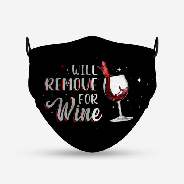 will remove for wine face mask